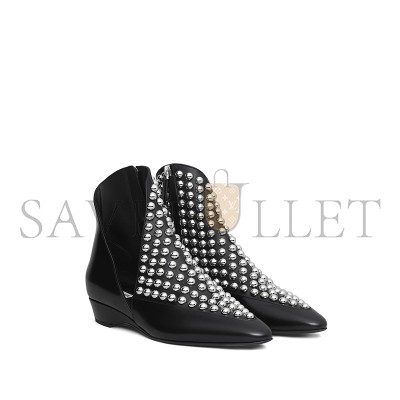 ALAÏA 30MM SIDE-ZIP STUDDED BOOTS ALAÏA 30MM SIDE-ZIP STUDDED BOOTS